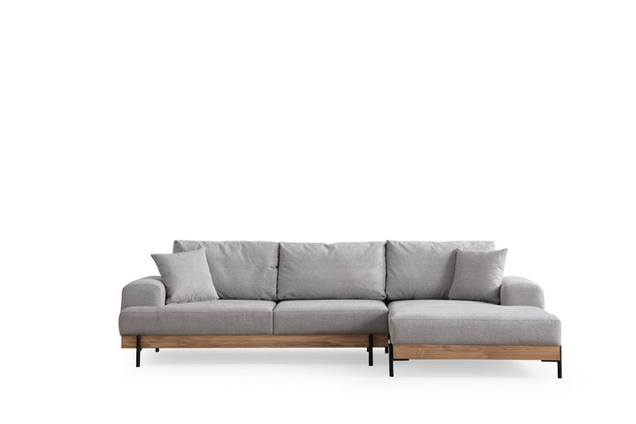 Atelier Del Sofa Eti Oak Right - Gris